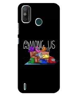 Чехол для TECNO Spark GO (2020) с картинкой «Логотип Among Us»