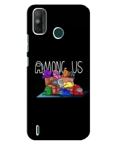 Чехол для TECNO Spark GO (2020) с картинкой «Логотип Among Us»