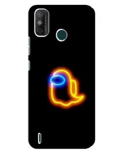 Чехол для TECNO Spark GO (2020) с картинкой «Among Us неоновое сияние»