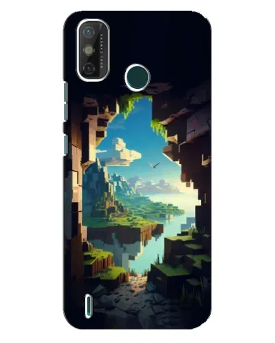 Чехол для TECNO Spark GO (2020) с картинкой «Вид из пещеры»