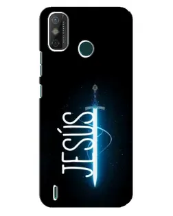 Чехол для TECNO Spark GO (2020) с картинкой «Меч Духа Jesus»