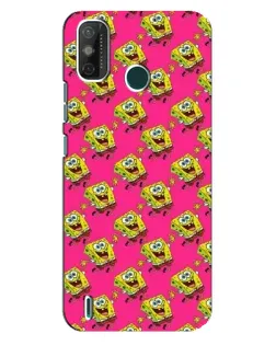 Чехол для TECNO Spark GO (2020) с картинкой «Розовый паттерн»
