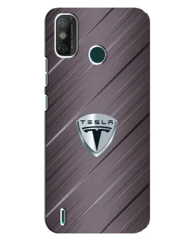Чехол для TECNO Spark GO (2020) с картинкой «Металлическая текстура Tesla»