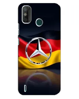 Чехол для TECNO Spark GO (2020) с картинкой «Mercedes — флаг Германии»