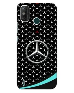 Чехол для TECNO Spark GO (2020) с картинкой «Mercedes — бирюзовый акцент»