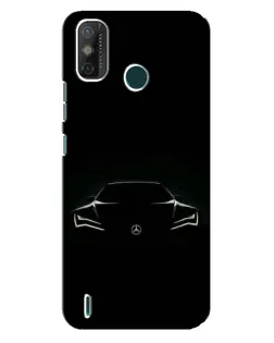 Чохол для TECNO Spark GO (2020) з картинкою «Mercedes — силует авто»
