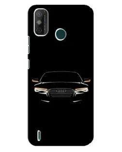 Чехол для TECNO Spark GO (2020) с картинкой «Audi — ночной контур»