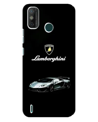 Чехол для TECNO Spark GO (2020) с картинкой «Логотип Lamborghini классика»