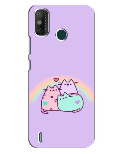 Чехол для TECNO Spark GO (2020) с картинкой «Радужные Пушины»