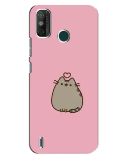 Чехол для TECNO Spark GO (2020) с картинкой «Pusheen сердце»