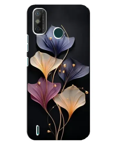 Чехол для TECNO Spark GO (2020) с картинкой «Лиловые цветы грации»