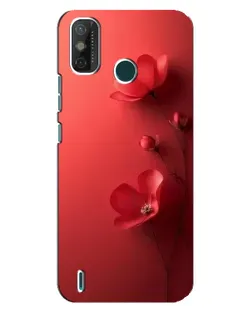 Чехол для TECNO Spark GO (2020) с картинкой «Маковые соцветия»