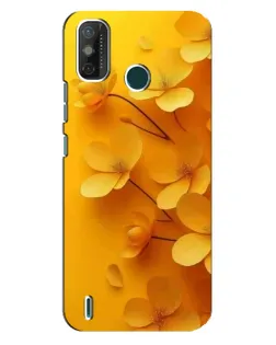 Чехол для TECNO Spark GO (2020) с картинкой «Золотые лепестки»