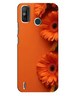 Чехол для TECNO Spark GO (2020) с картинкой «Оранжевые герберы»