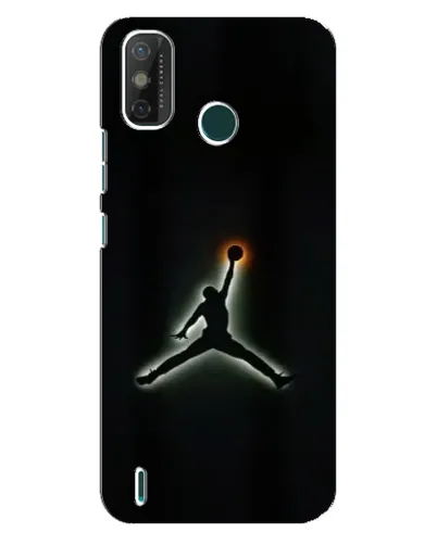 Чехол для TECNO Spark GO (2021) с картинкой «Jordan Gradient Logo»