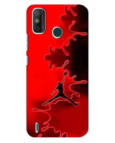 Чехол для TECNO Spark GO (2021) с картинкой «Jordan Red Smoke»
