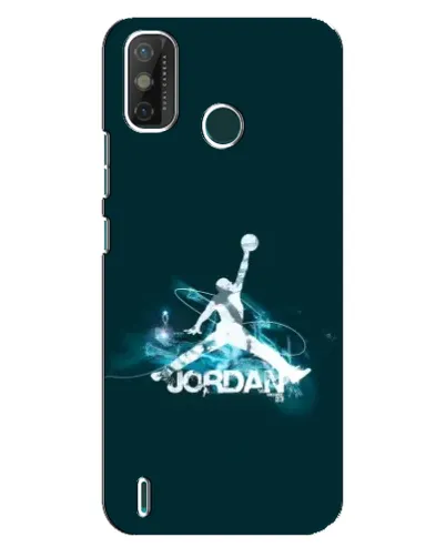Чехол для TECNO Spark GO (2021) с картинкой «Jordan Blue Fire»