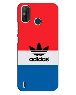 Чехол для TECNO Spark GO (2021) с картинкой «Ретро блоки Adidas»