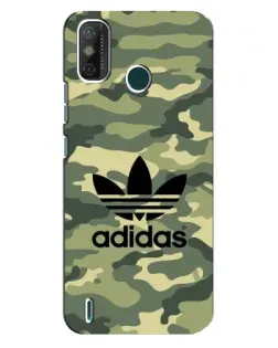 Чехол для TECNO Spark GO (2021) с картинкой «Милитари стиль Adidas»