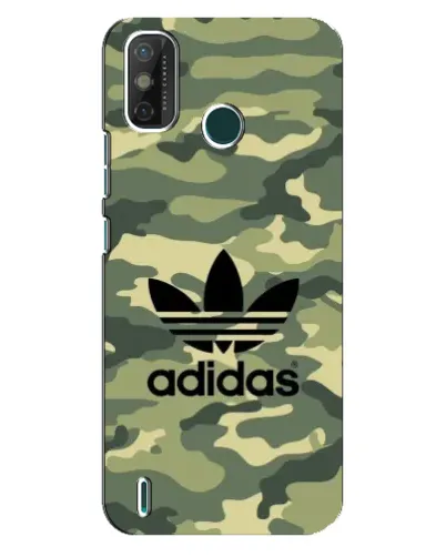Чехол для TECNO Spark GO (2021) с картинкой «Милитари стиль Adidas»