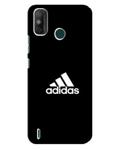 Чехол для TECNO Spark GO (2021) с картинкой «Черная классика Adidas»
