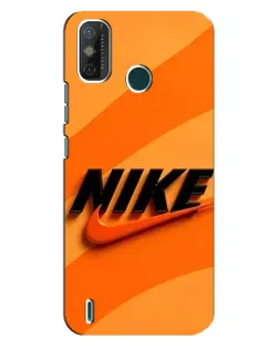 Чехол для TECNO Spark GO (2021) с картинкой «Оранжевый драйв Nike»