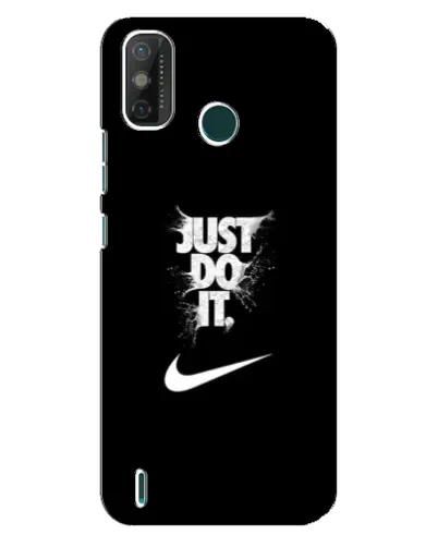 Чехол для TECNO Spark GO (2021) с картинкой «Текстовый принт Nike»