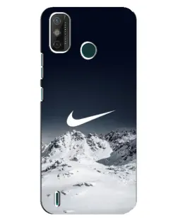 Чехол для TECNO Spark GO (2021) с картинкой «Nike — зимние горы»