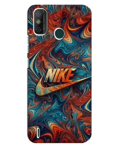Чехол для TECNO Spark GO (2021) с картинкой «Nike в абстракции»