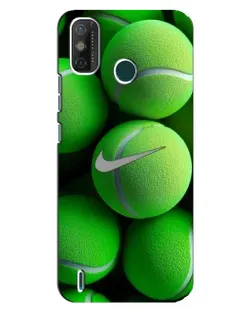 Чехол для TECNO Spark GO (2021) с картинкой «Теннисные мячи Найк»