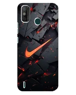 Чехол для TECNO Spark GO (2021) с картинкой «Nike — эффект разломов»