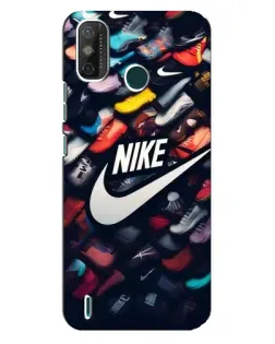Чехол для TECNO Spark GO (2021) с картинкой «Коллекция кроссовок Nike»