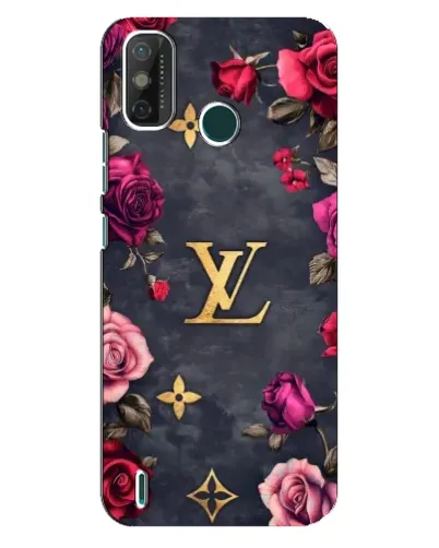 Чехол для TECNO Spark GO (2021) с картинкой «Цветочный Louis Vuitton»