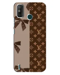 Чехол для TECNO Spark GO (2021) с картинкой «Louis Vuitton — банты»