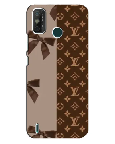 Чехол для TECNO Spark GO (2021) с картинкой «Louis Vuitton — банты»