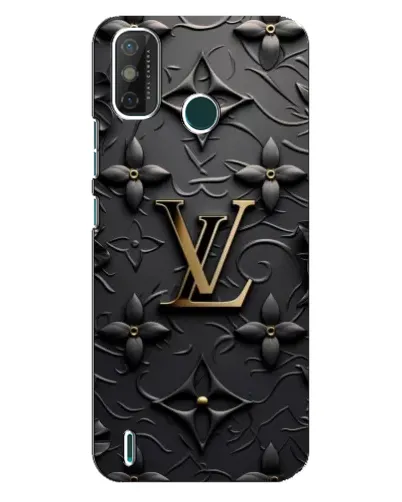 Чехол для TECNO Spark GO (2021) с картинкой «Кожаная текстура LV»