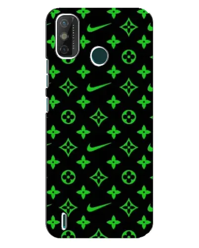 Чехол для TECNO Spark GO (2021) с картинкой «Неоновый принт LV»