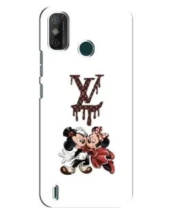 Чехол для TECNO Spark GO (2021) с картинкой «LV и Микки Маус»