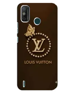 Чехол для TECNO Spark GO (2021) с картинкой «LV — золотая печать»