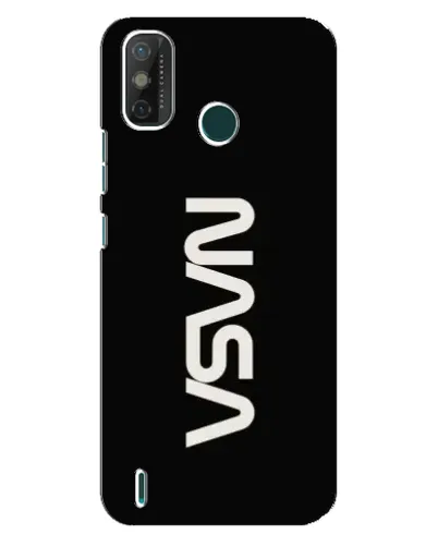 Чехол для TECNO Spark GO (2021) с картинкой «NASA — вертикальный логотип»