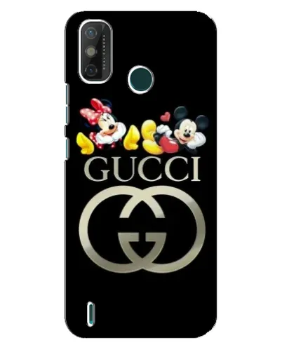 Чехол для TECNO Spark GO (2021) с картинкой «Gucci — герои Disney»