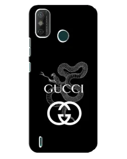 Чехол для TECNO Spark GO (2021) с картинкой «Gucci — серебряная змея»