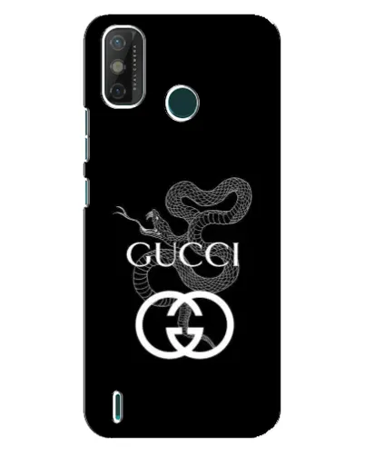 Чехол для TECNO Spark GO (2021) с картинкой «Gucci — серебряная змея»