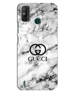 Чехол для TECNO Spark GO (2021) с картинкой «Gucci — мраморный шик»