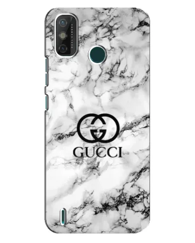 Чехол для TECNO Spark GO (2021) с картинкой «Gucci — мраморный шик»