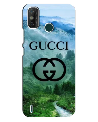 Чехол для TECNO Spark GO (2021) с картинкой «Gucci — горный пейзаж»