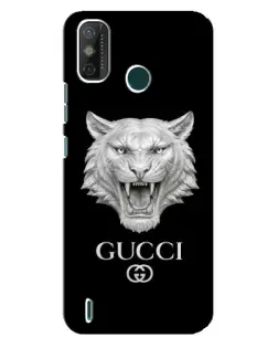 Чохол для TECNO Spark GO (2021) з картинкою «Gucci — срібний лев» Чохол для TECNO Spark GO (2021) з картинкою «Gucci — срібний лев»