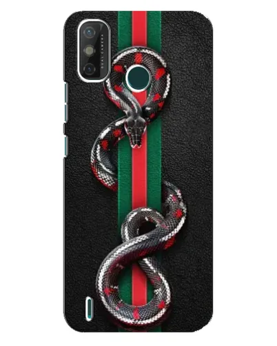 Чехол для TECNO Spark GO (2021) с картинкой «Gucci — змея на полосе» Чехол для TECNO Spark GO (2021) с картинкой «Gucci — змея на полосе»