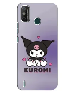 Чехол для TECNO Spark GO (2021) с картинкой «Kuromi — фиолетовый арт»