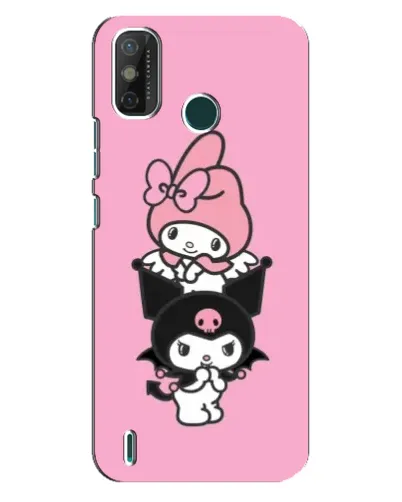 Чехол для TECNO Spark GO (2021) с картинкой «My Melody и Kuromi»